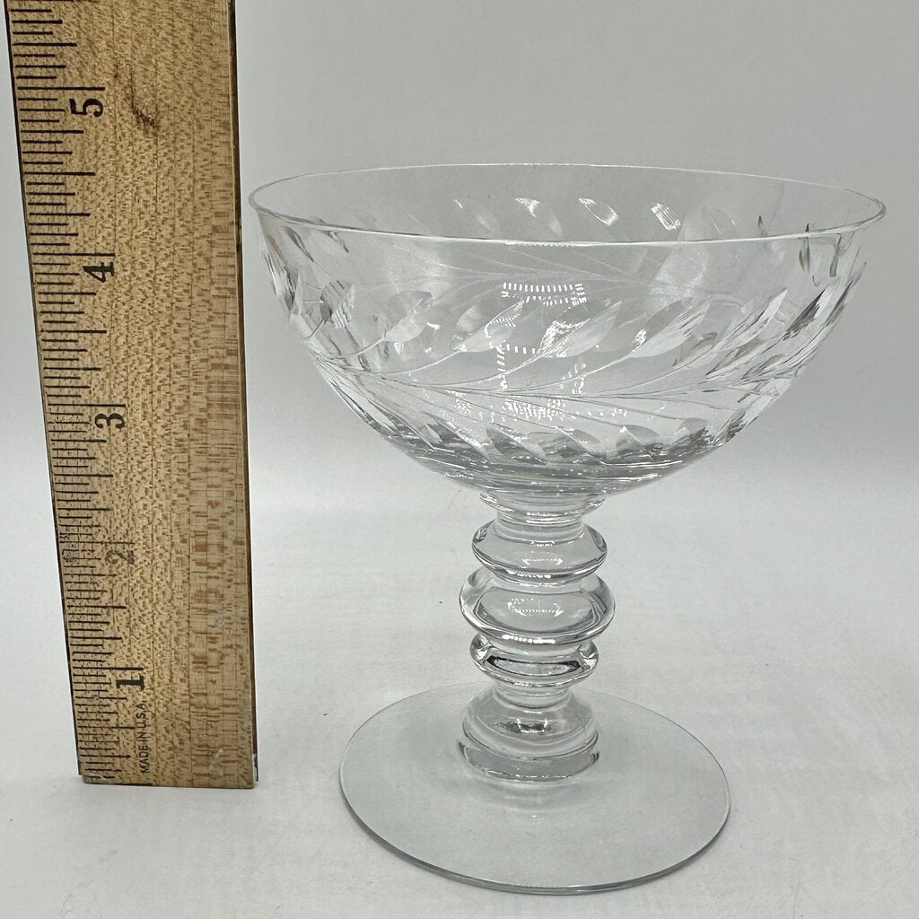 Set Of 5 Vintage Duncan & Miller NOBILITY Champagne/Tall Sherbet Glasses /cb