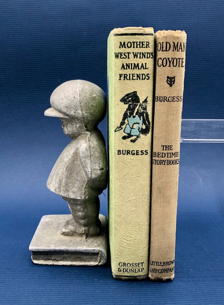 1930s “I’m Sorry” Cast Metal Boy Single Bookend /b