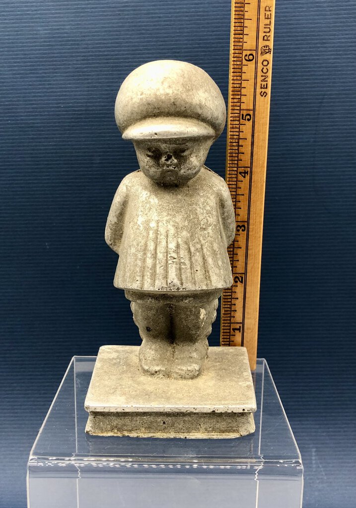 1930s “I’m Sorry” Cast Metal Boy Single Bookend /b