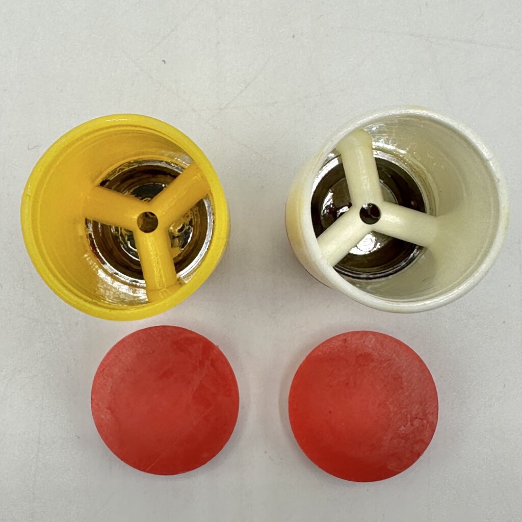 Vintage Starke Design Red Plastic Lunchbox Salt & Pepper Set - Salt & Pepper Shaker Thermos - 1950s-60s /cb