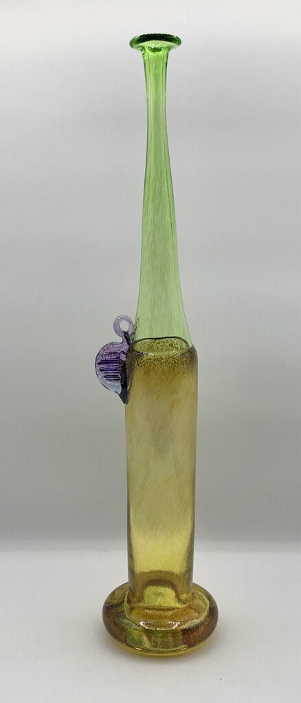 Kosta Boda Bertie Vallien Windpipe Vase 18” Signed /b