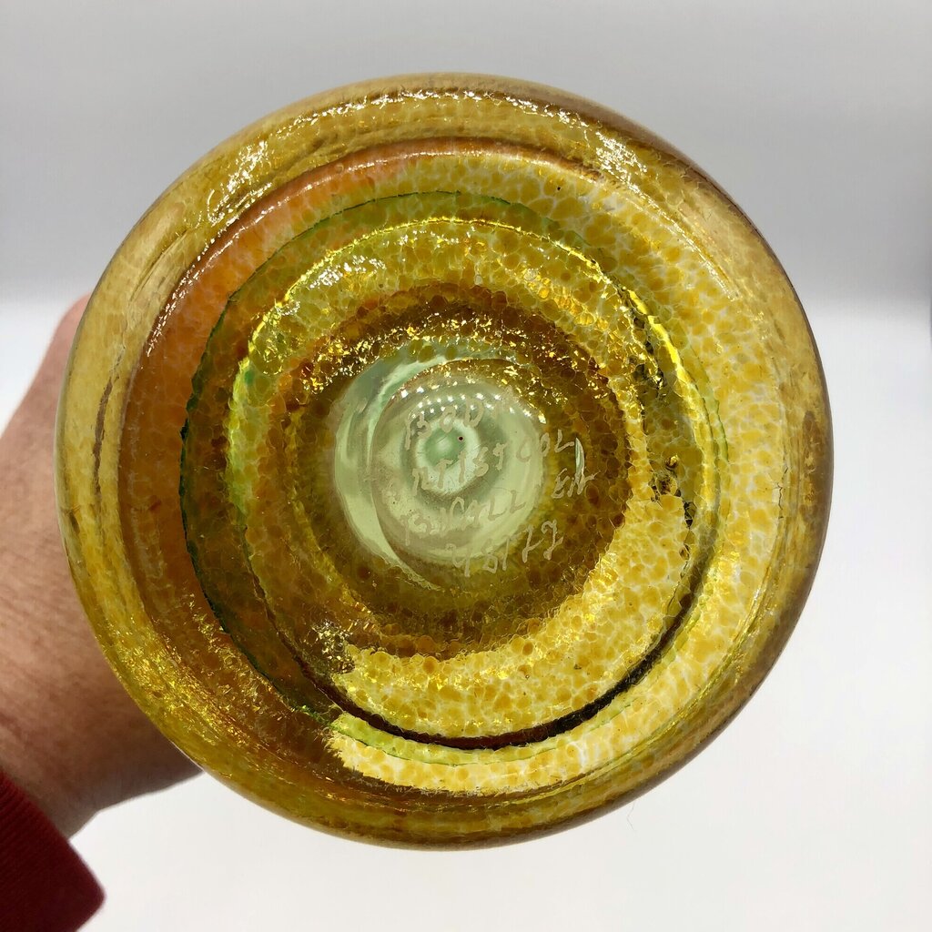 Kosta Boda Bertie Vallien Windpipe Vase 18” Signed /b