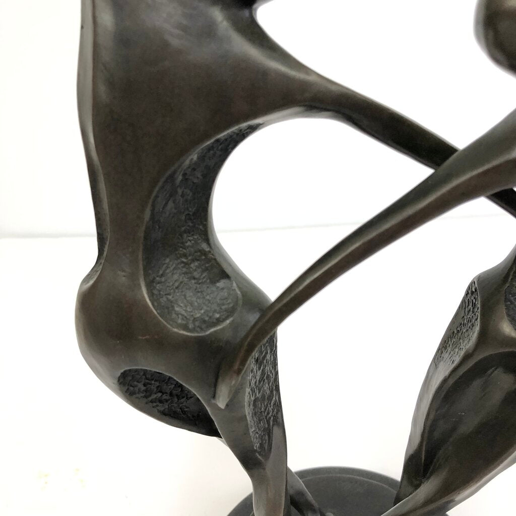 Kunst & Ambiente/ Miguel Fernando Lopez Abstract Dancers Bronze Sculpture /b