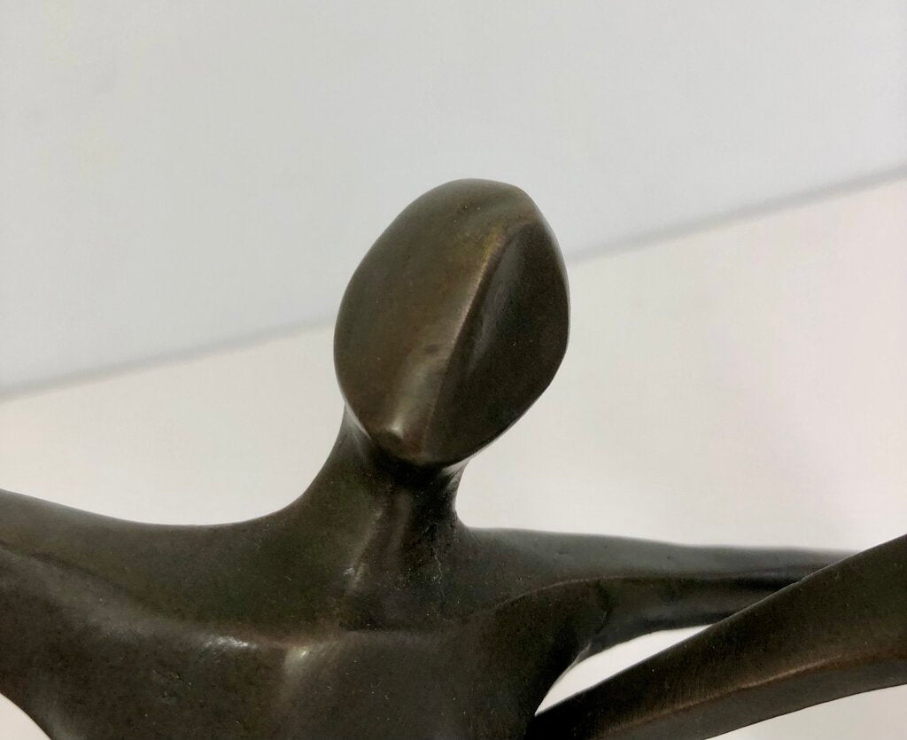 Kunst & Ambiente/ Miguel Fernando Lopez Abstract Dancers Bronze Sculpture /b