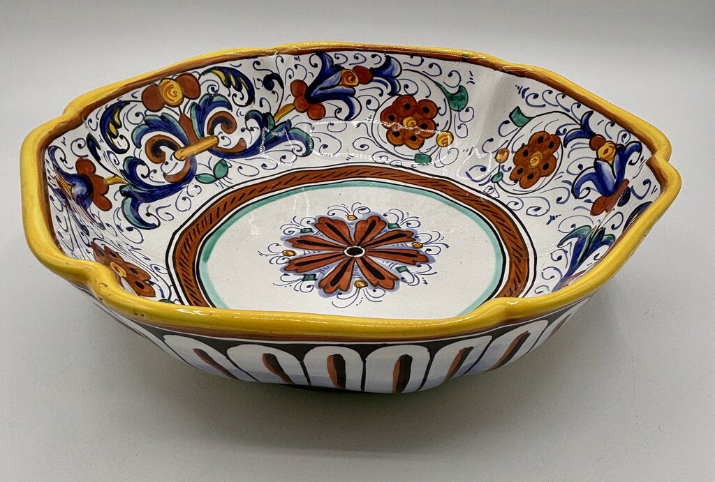 10 “ Deruta Majolica Bowl Italy /j