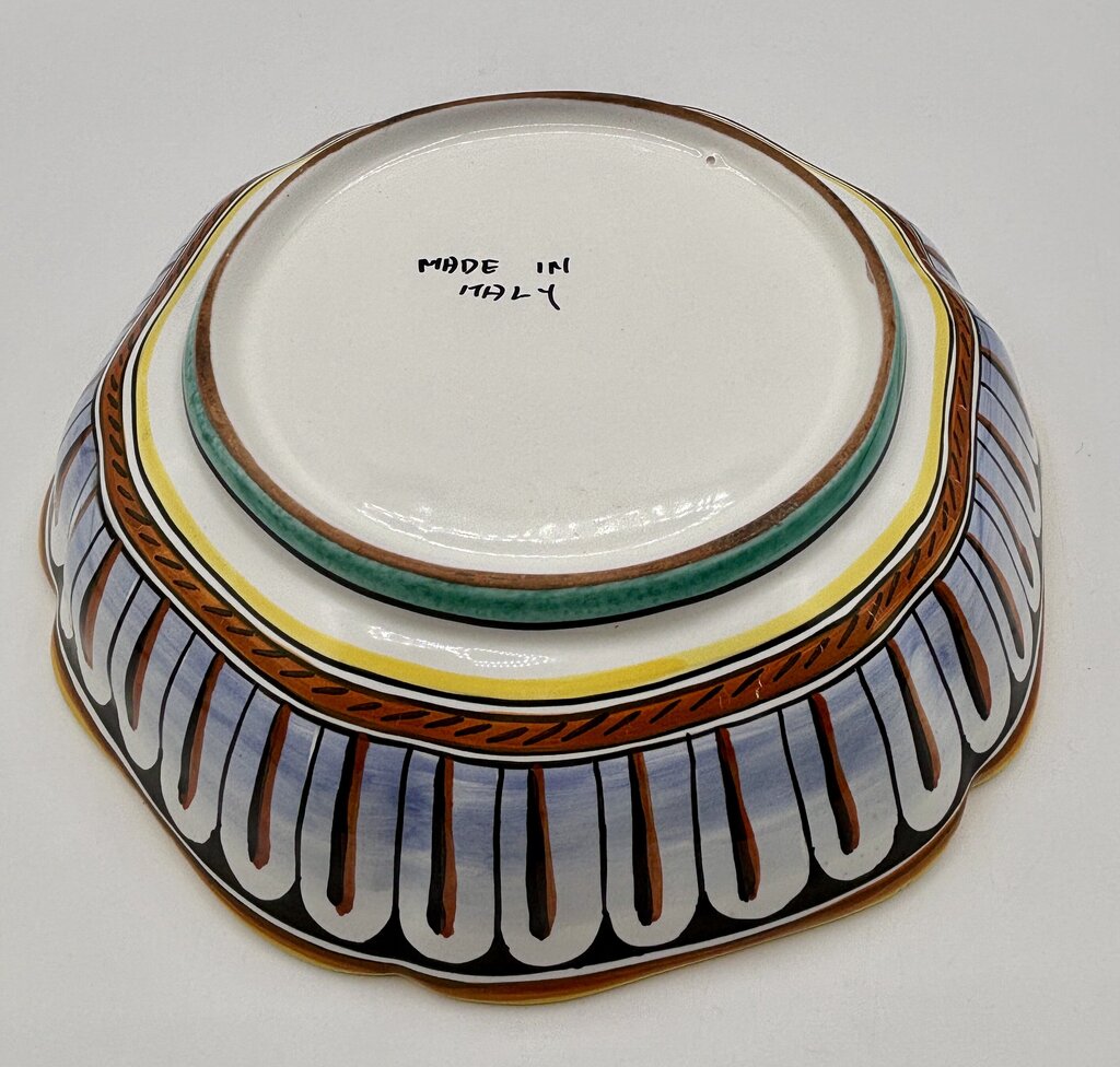 10 “ Deruta Majolica Bowl Italy /j