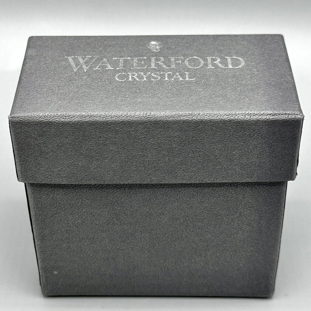 Vintage Waterford Crystal Lismore Village Hotel Sculpture/Paperweight w/Box /cb