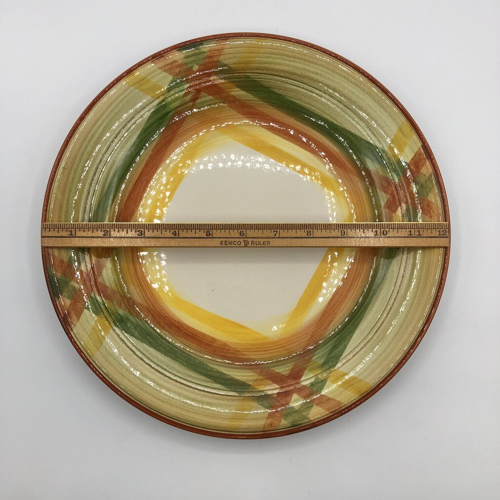 Vernon Kilns Vernonware Homespun 12” Serving Platter /b