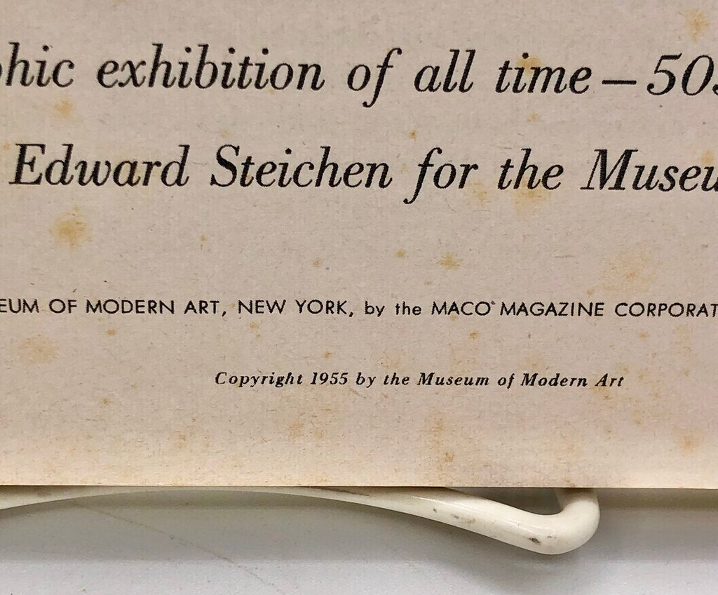 1955 ed.The Family of Man by Edward Steichen & Carl Sandburg Hardcover Book /b