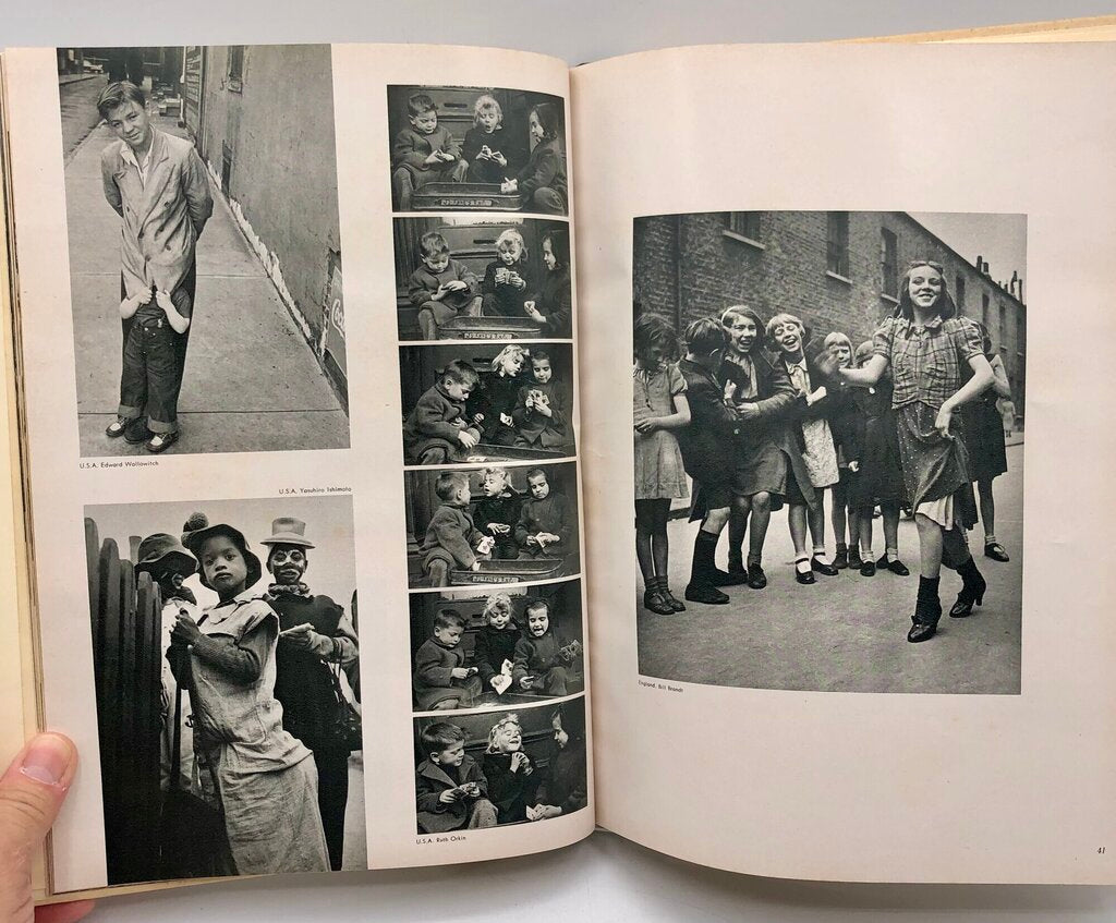 1955 ed.The Family of Man by Edward Steichen & Carl Sandburg Hardcover Book /b