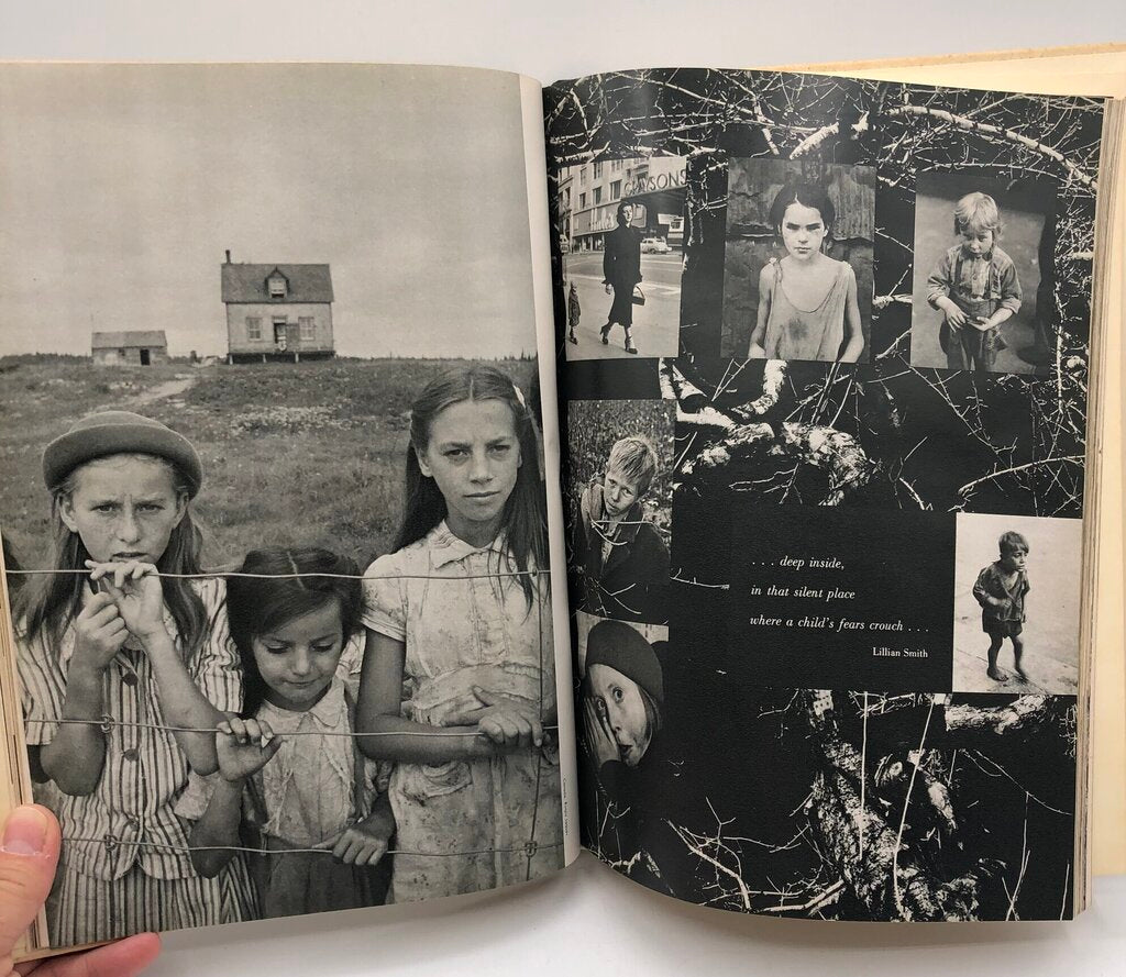 1955 ed.The Family of Man by Edward Steichen & Carl Sandburg Hardcover Book /b
