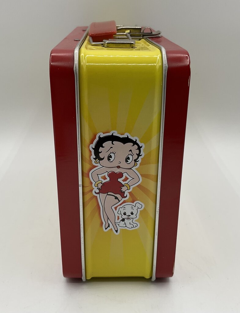 Betty Boop Collectible Tin Lunchbox with 3 Disc DVD Set 2008 /sb