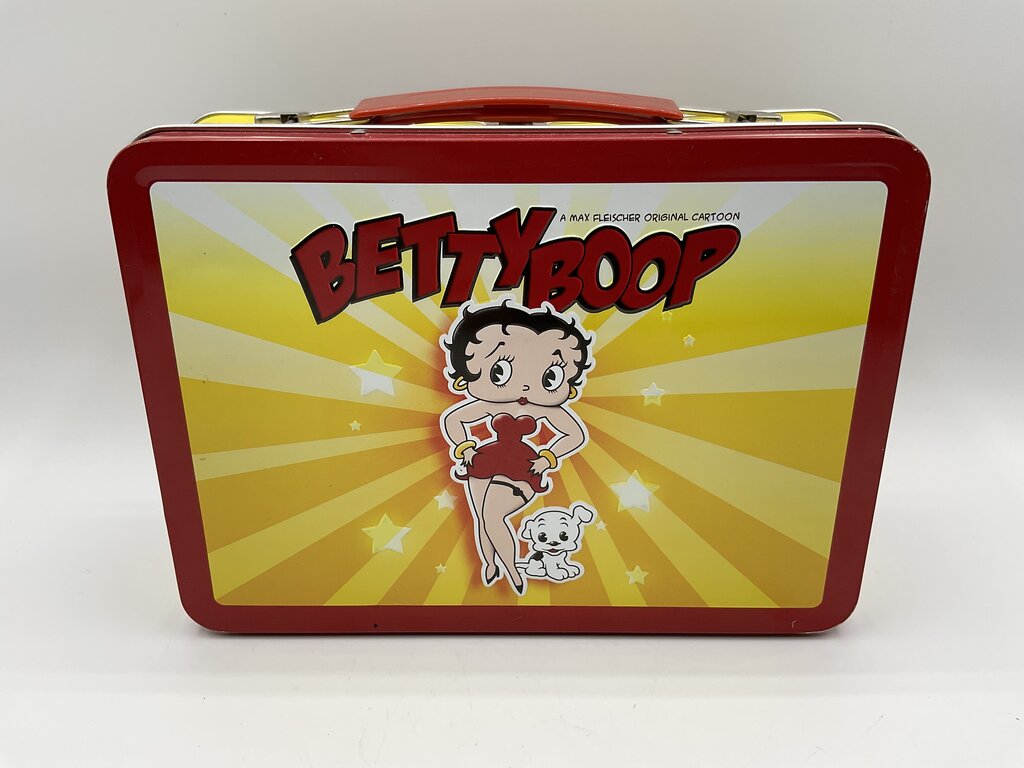 Betty Boop Collectible Tin Lunchbox with 3 Disc DVD Set 2008 /sb