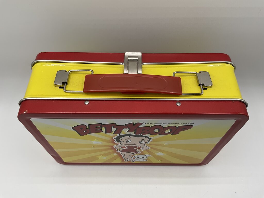 Betty Boop Collectible Tin Lunchbox with 3 Disc DVD Set 2008 /sb