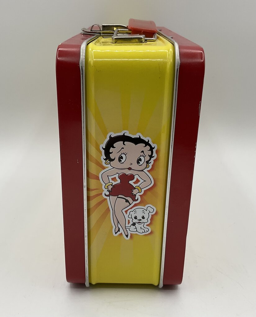 Betty Boop Collectible Tin Lunchbox with 3 Disc DVD Set 2008 /sb