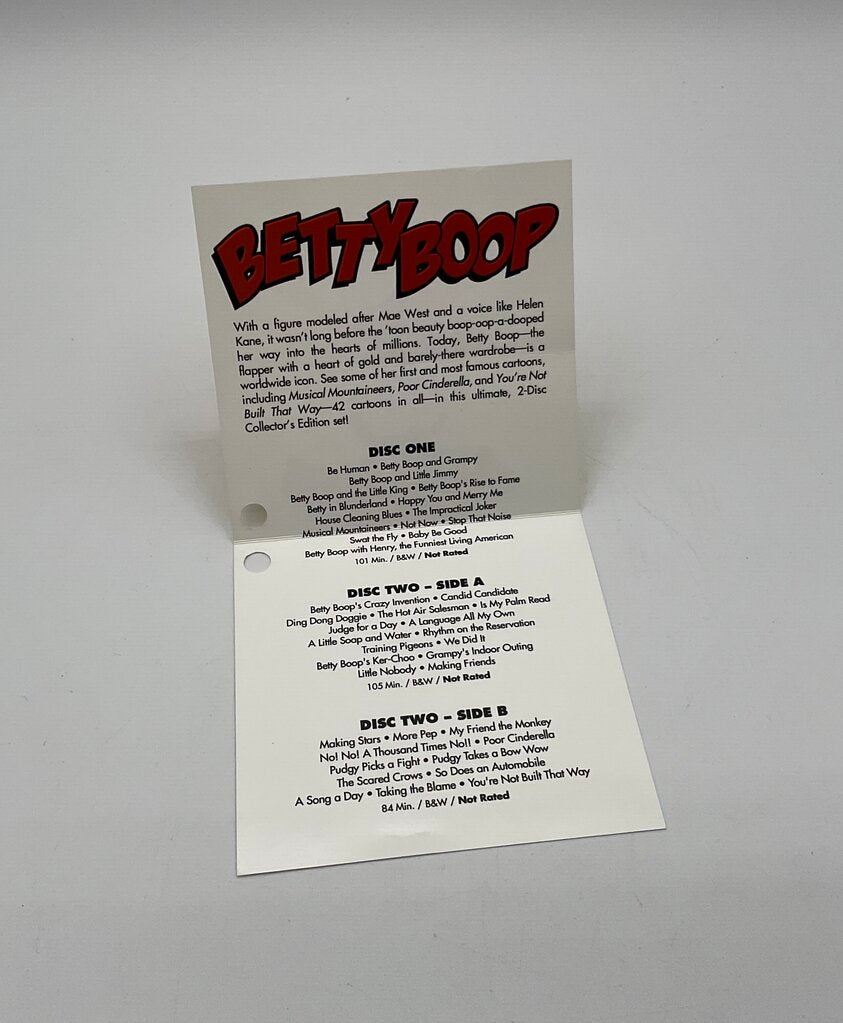 Betty Boop Collectible Tin Lunchbox with 3 Disc DVD Set 2008 /sb