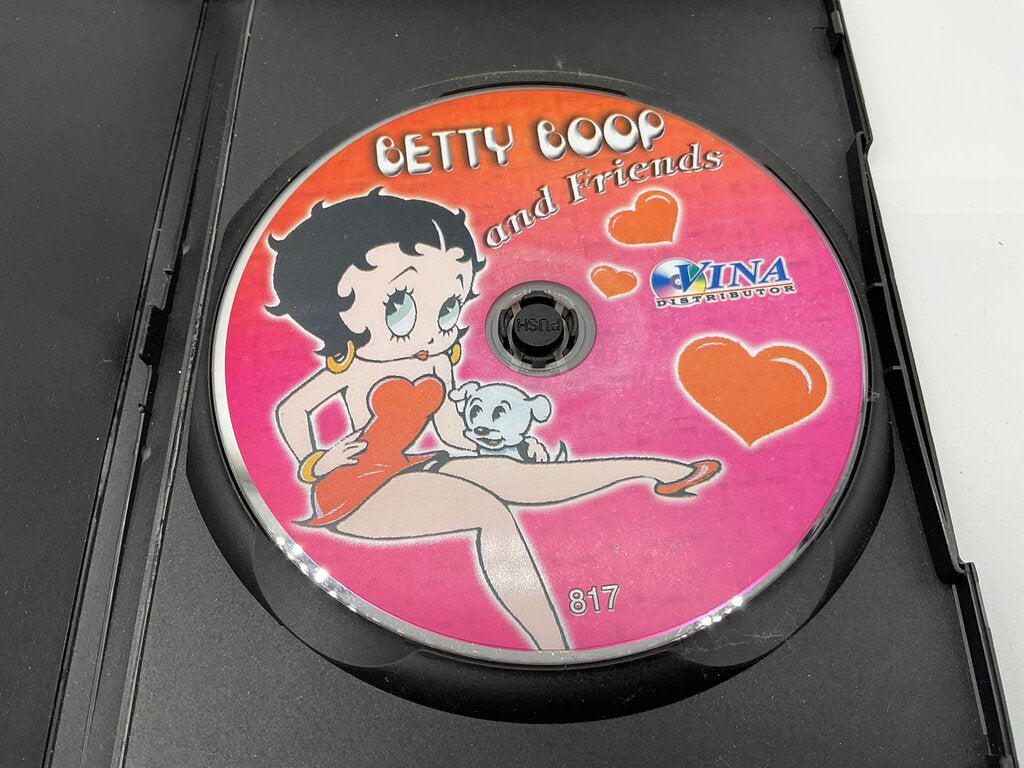 Betty Boop Collectible Tin Lunchbox with 3 Disc DVD Set 2008 /sb