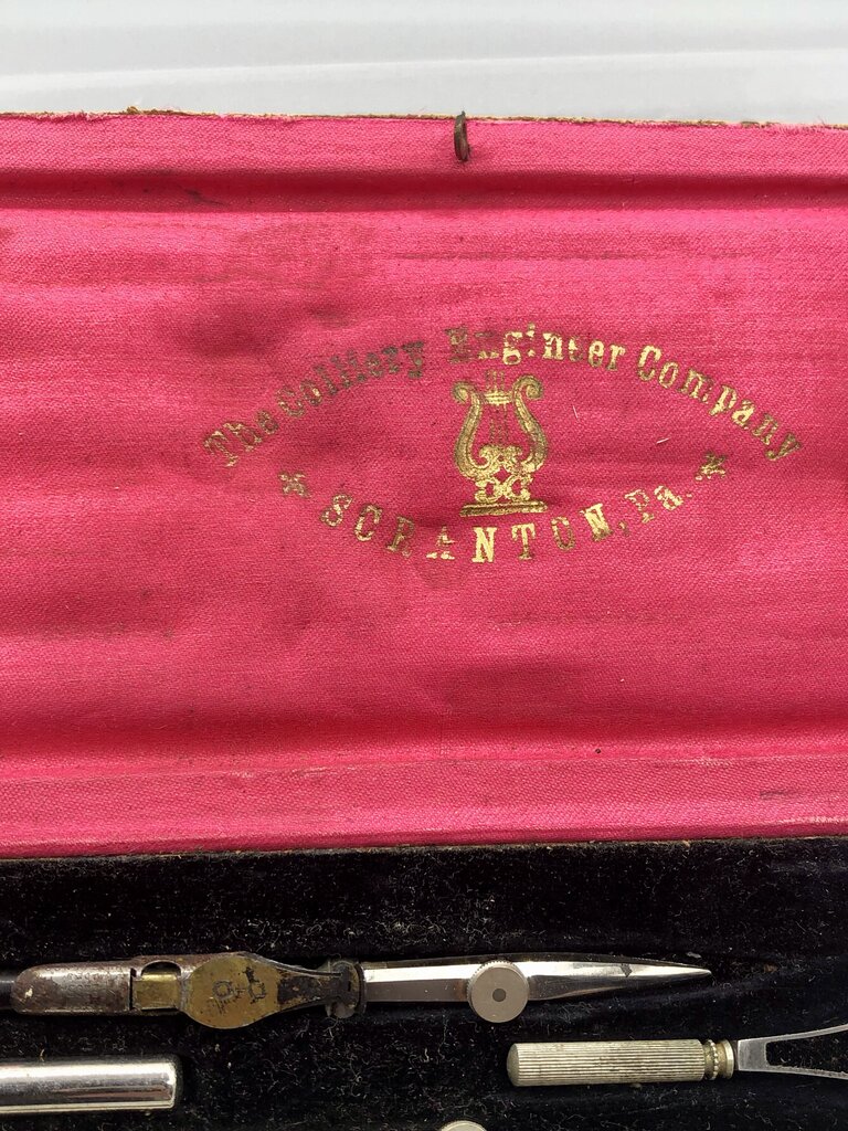 Antique 1900’s Colliery Engineer Co. Drafting Kit /b