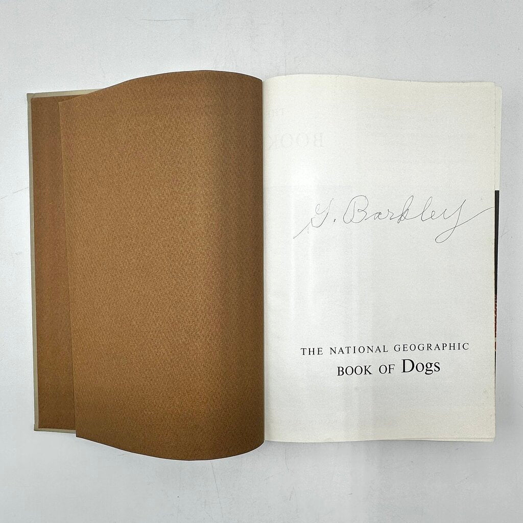 The National Geographic Book Of Dogs Hardcover 1958 /cb