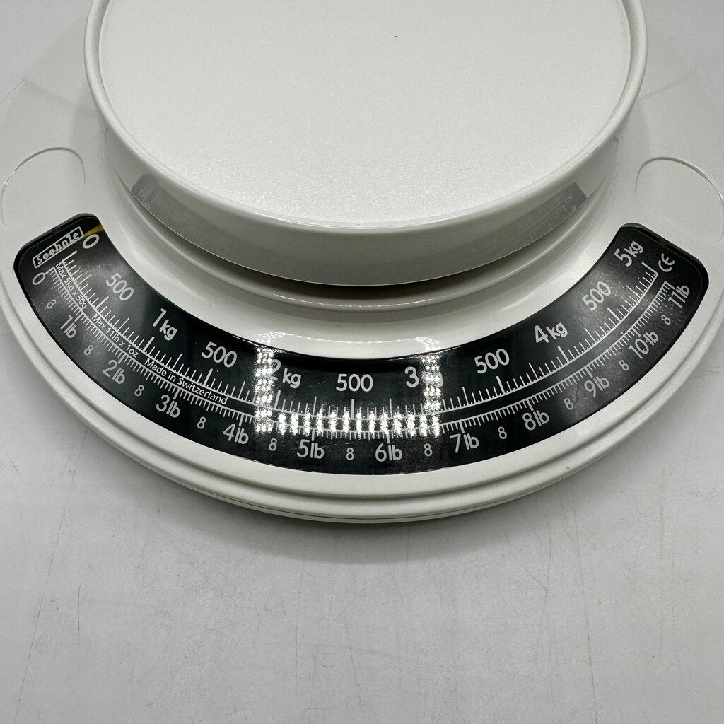 Soehnle 1307 Culina Plus German Precision Analog Kitchen Scale w/Bowl 11lb Made In Switzerland Incl. Box /cb