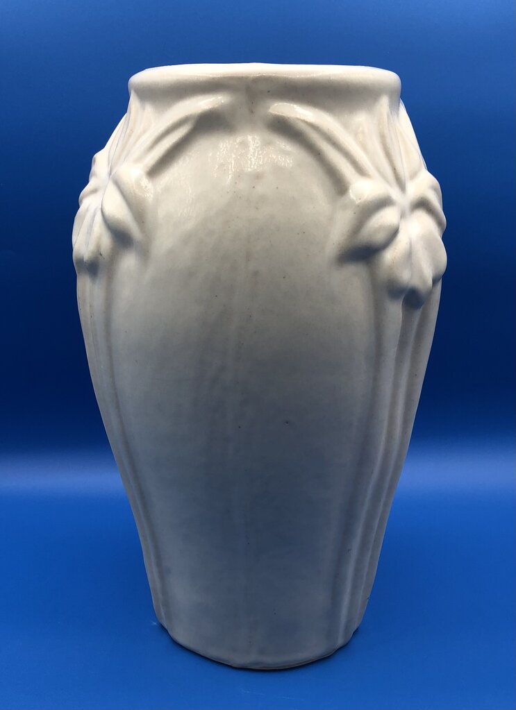 2007 Pewabic Pottery Detroit 12” Iris Vase /b