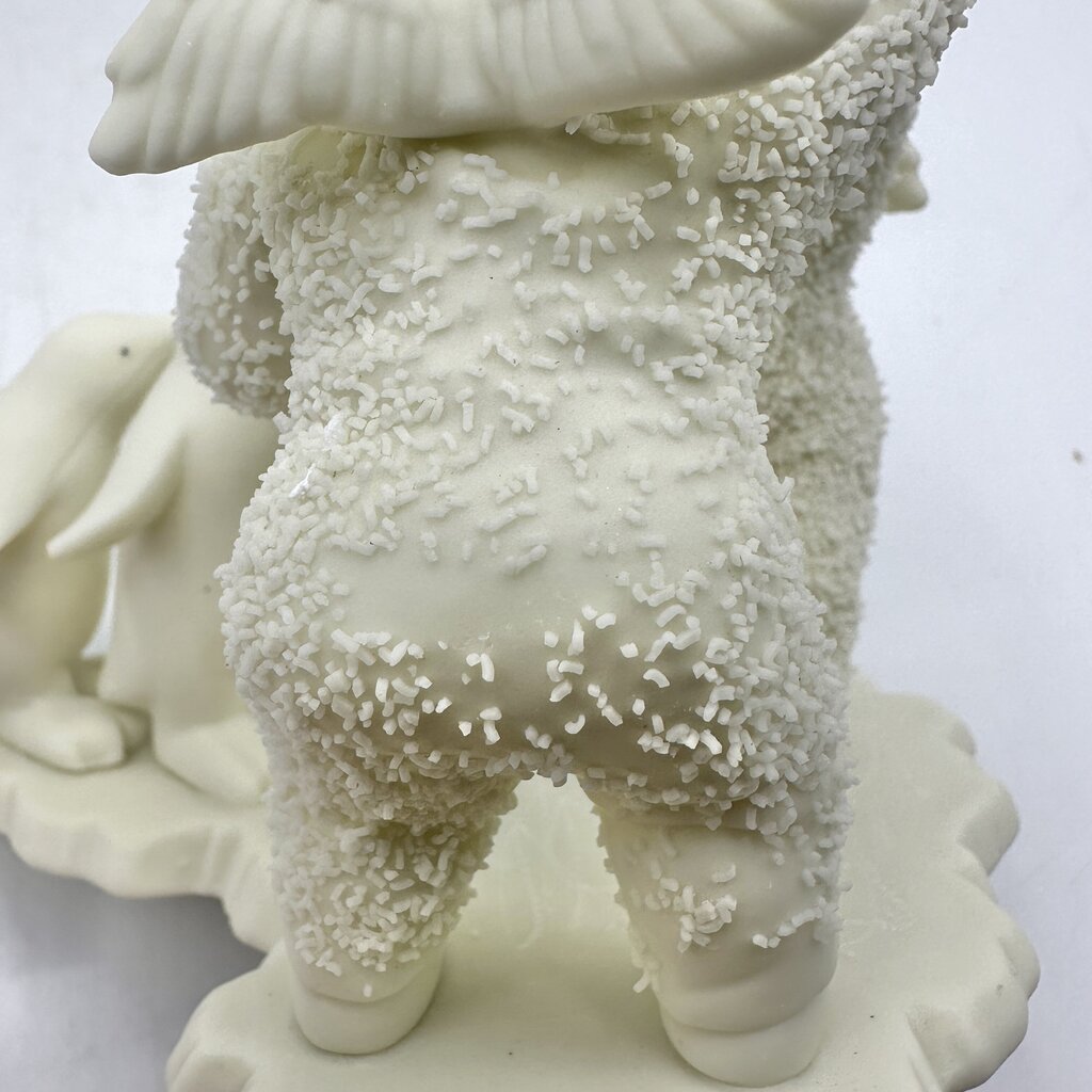 Lot of 2 Vintage Department 56 Snowbabies Figurines Playing Games Is Fun, We Make A Great Pair /cb