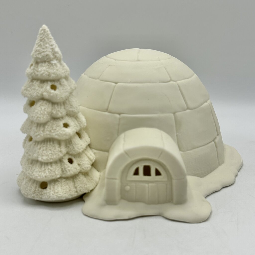 Vintage Department 56 Snowbabies Frosty Igloo #7987-1 w/Box Does Not Include Light /cb