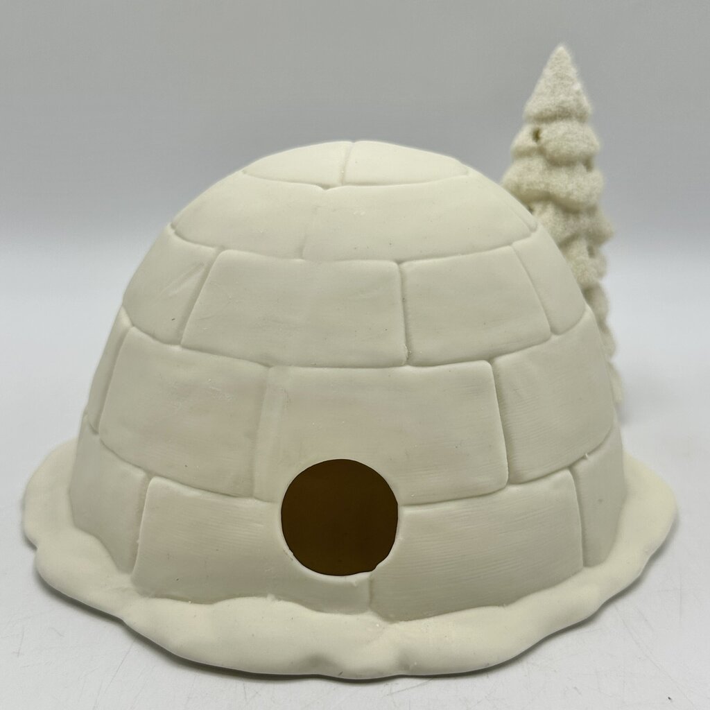 Vintage Department 56 Snowbabies Frosty Igloo #7987-1 w/Box Does Not Include Light /cb