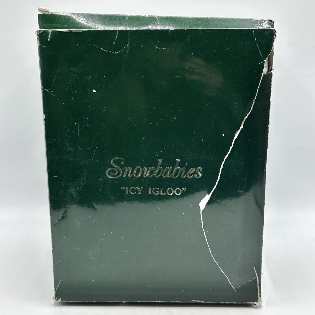 Vintage Department 56 Snowbabies Frosty Igloo #7987-1 w/Box Does Not Include Light /cb