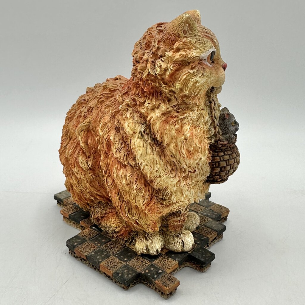 Curious Cats By Lang And Wise “Sam and Mitzi” Figurine First Edition 2000 w/Box /cb