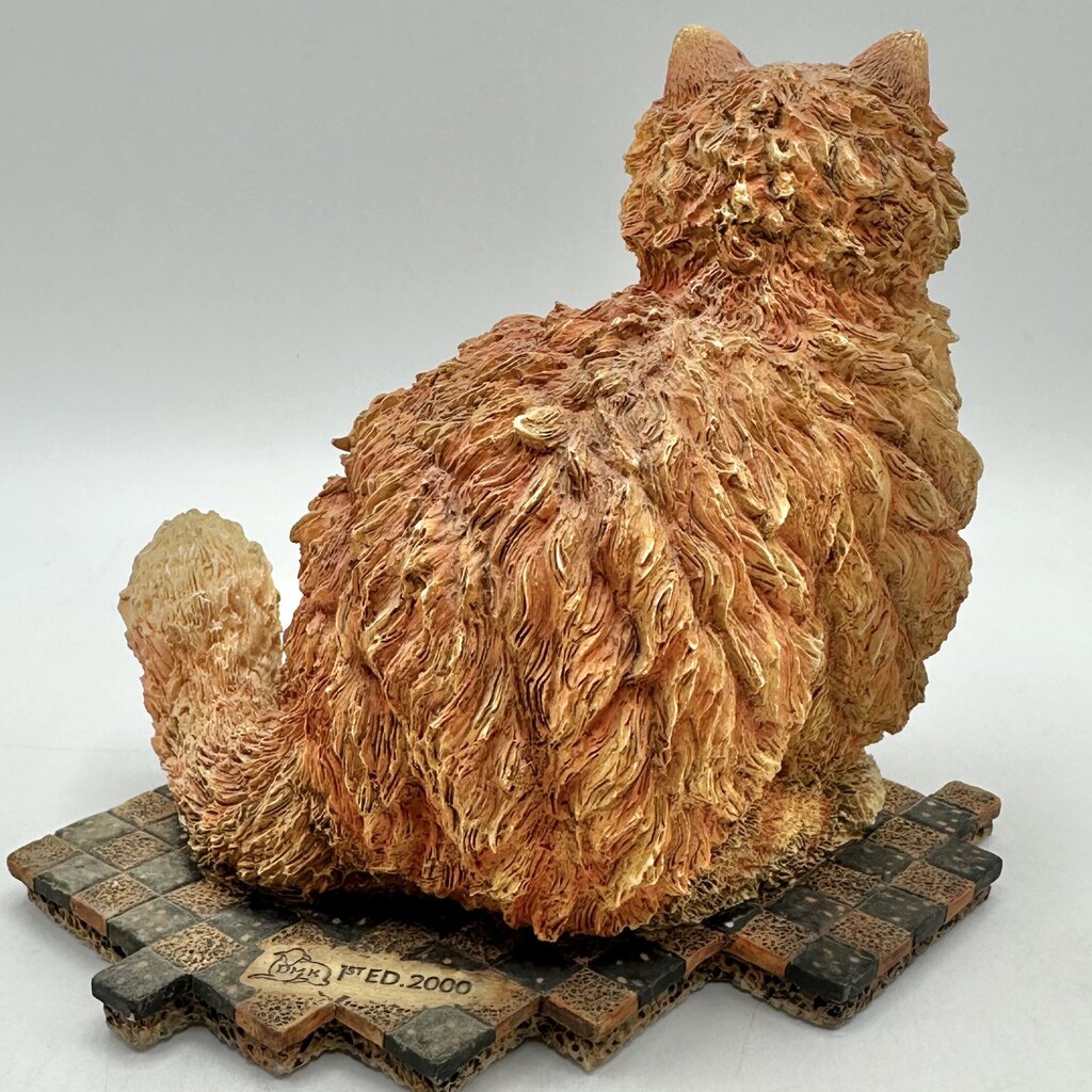 Curious Cats By Lang And Wise “Sam and Mitzi” Figurine First Edition 2000 w/Box /cb
