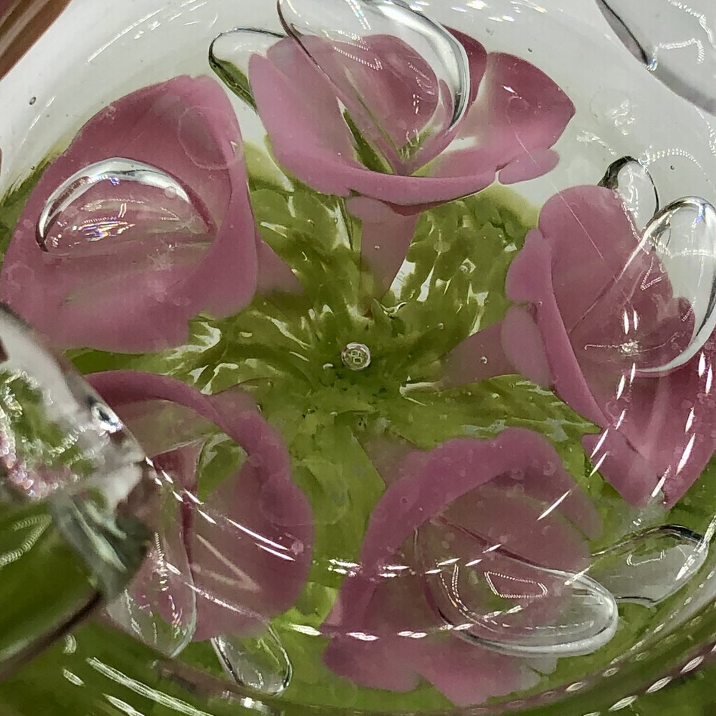 Vintage St. Clair Art Glass AShtray/ Paperweight /b