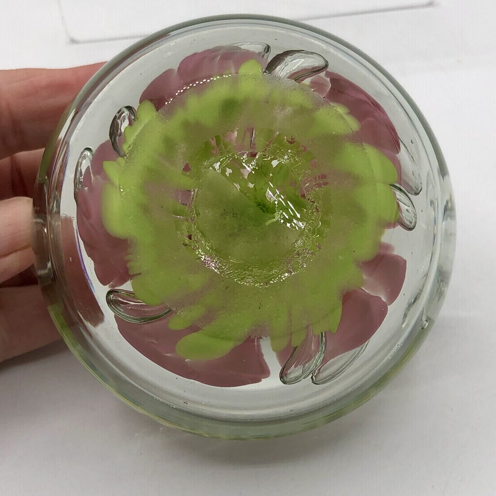 Vintage St. Clair Art Glass AShtray/ Paperweight /b