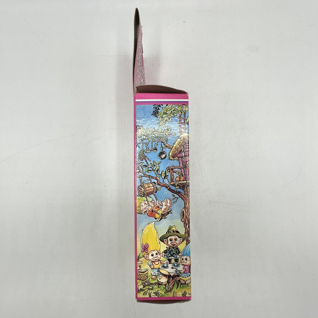 Vintage Ace Novelty Co. Treasure Troll With Wishstone Purple Hair New In Box /cb