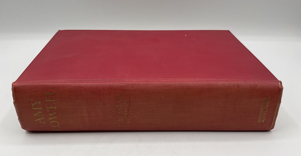 “Amy Lowell: A Chronicle” by S. Foster - Published by Houghton Mifflin Company 1935 Hardcover Book /sb