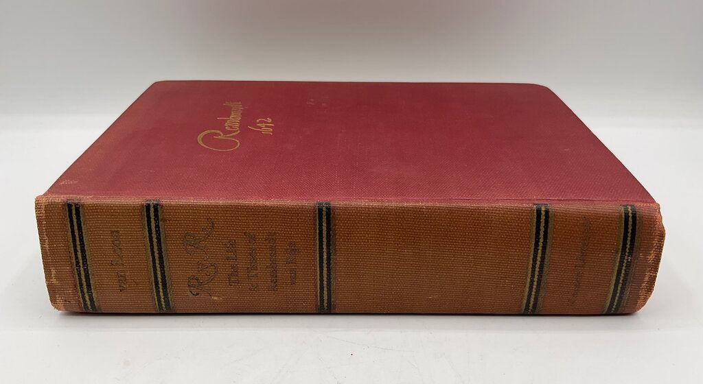 “The Life & Times of Rembrandt van Rijn” by Joannis van Loon - 1935 - Printed in USA by The Quinn & Biden Co. - Hardcover Book /sb