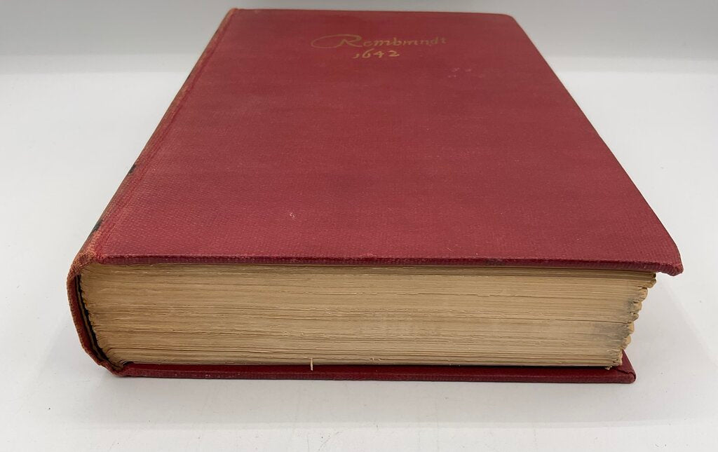 “The Life & Times of Rembrandt van Rijn” by Joannis van Loon - 1935 - Printed in USA by The Quinn & Biden Co. - Hardcover Book /sb
