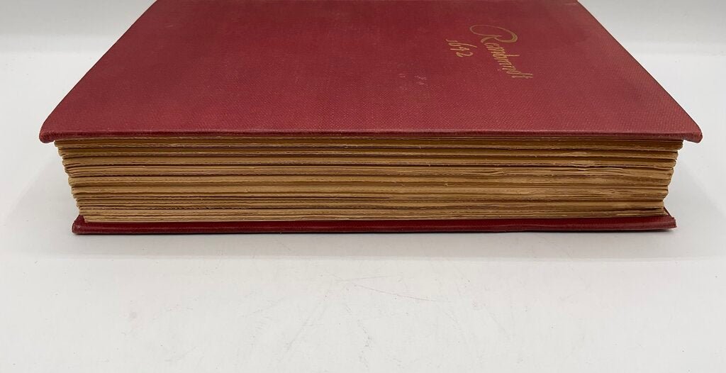 “The Life & Times of Rembrandt van Rijn” by Joannis van Loon - 1935 - Printed in USA by The Quinn & Biden Co. - Hardcover Book /sb