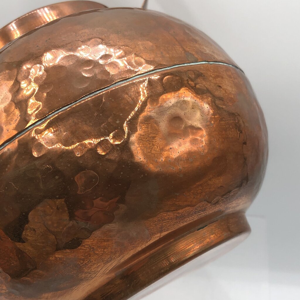 Vintage Hand Hammered Copper Teapot /b