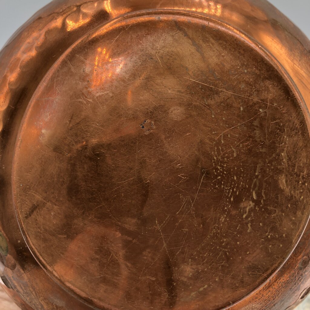 Vintage Hand Hammered Copper Teapot /b