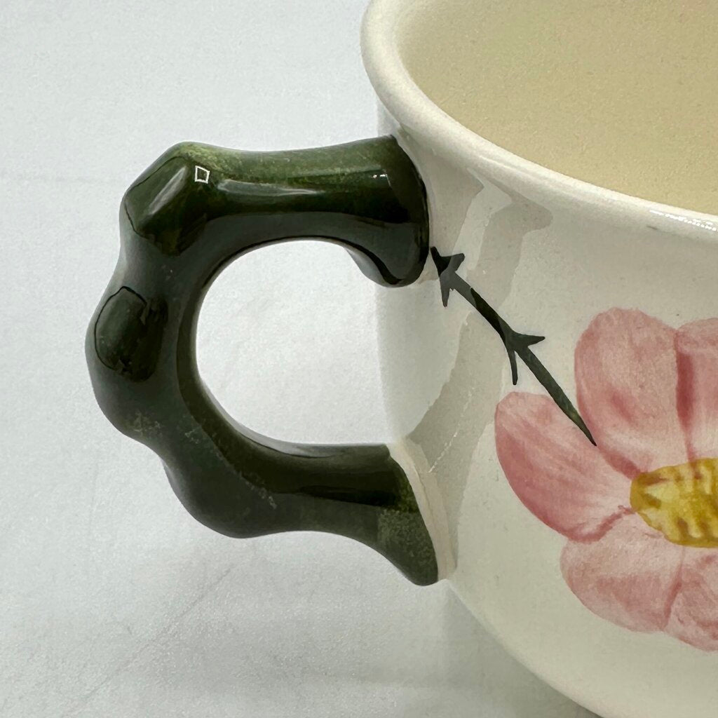 Villeroy & Boch Wild Rose Cup and Saucer Sets Made in Germany Set/4 /cb