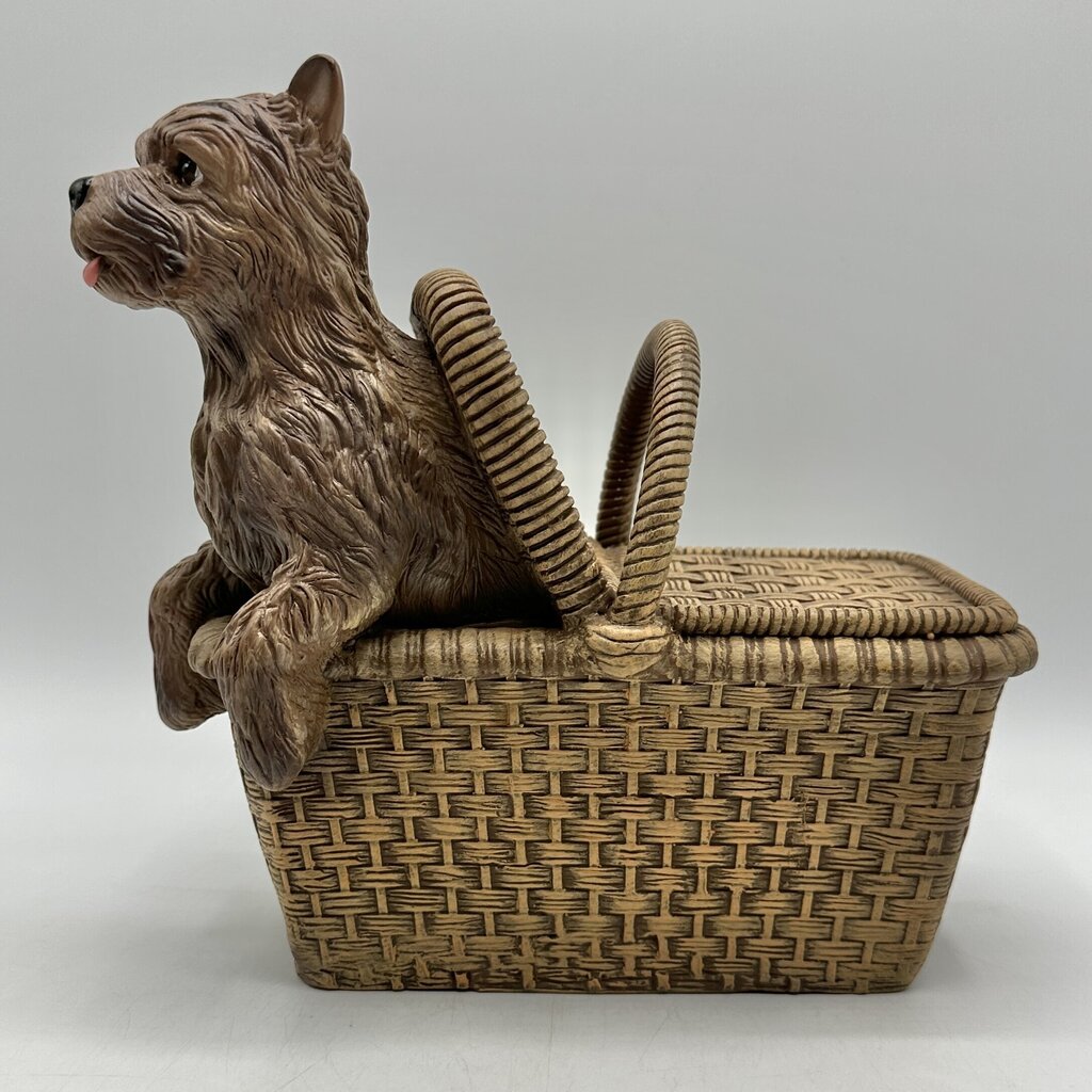 Ashton Drake The Wizard Of Oz 8 Inch Toto In The Basket Vinyl Figurine /cb