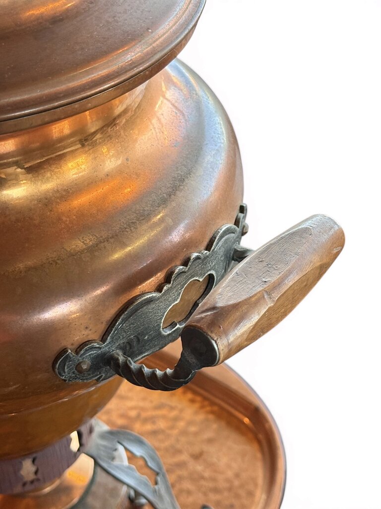 3PCS VTG Copper Samovar Tea Dispenser