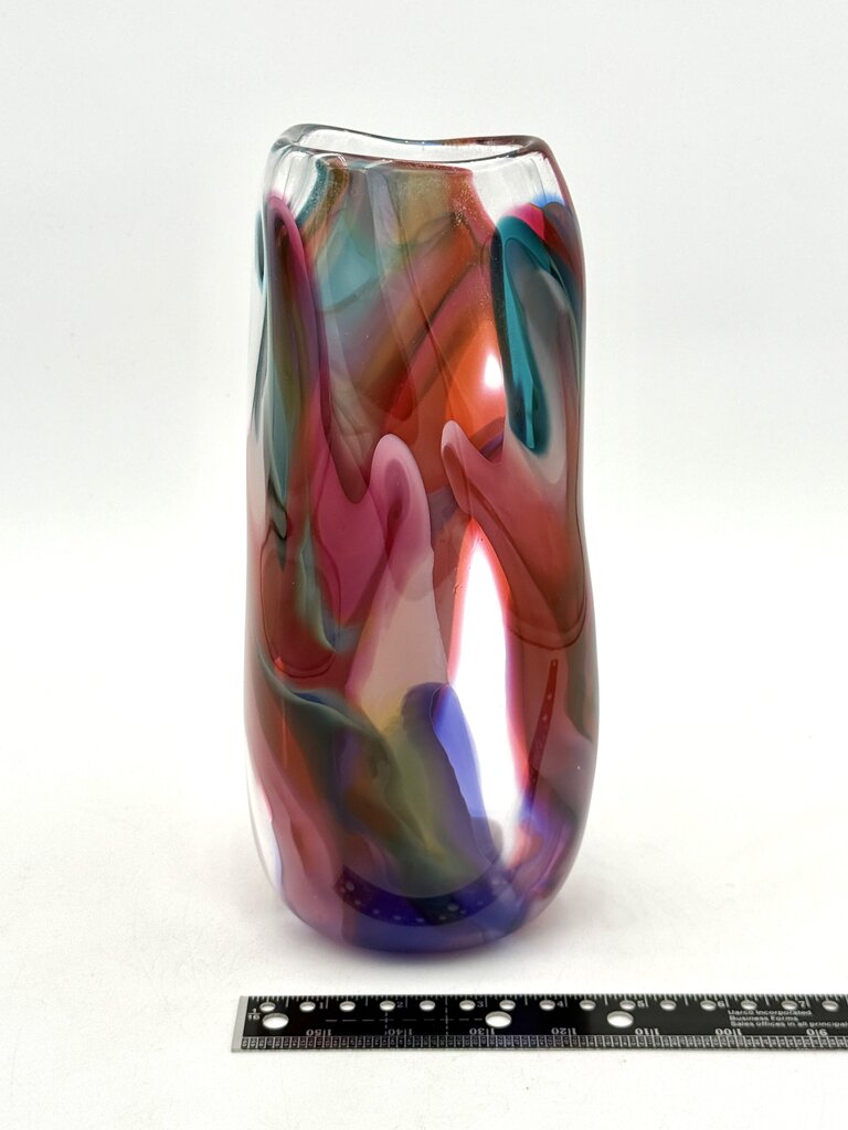 VTG John Fitzpatrick Art Glass Vase