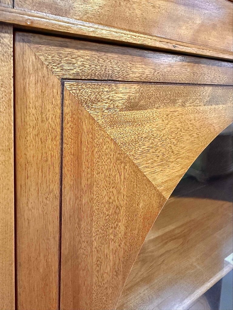 Circular Glass Door Cabinet