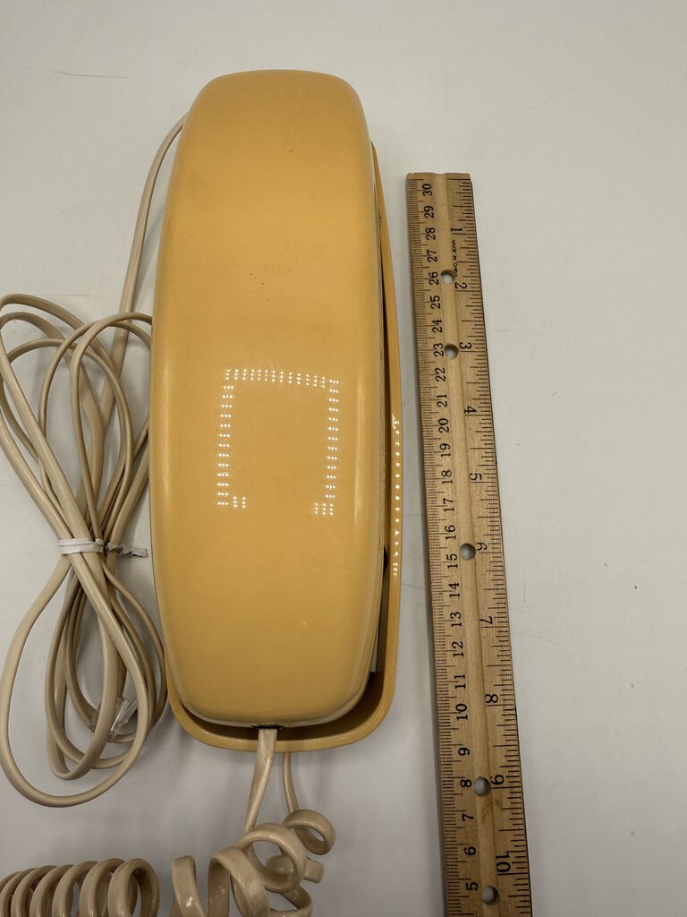 VTG Trimline Lucent Technologies Beige/Tan Touchtone Pushbutton Phone /rw