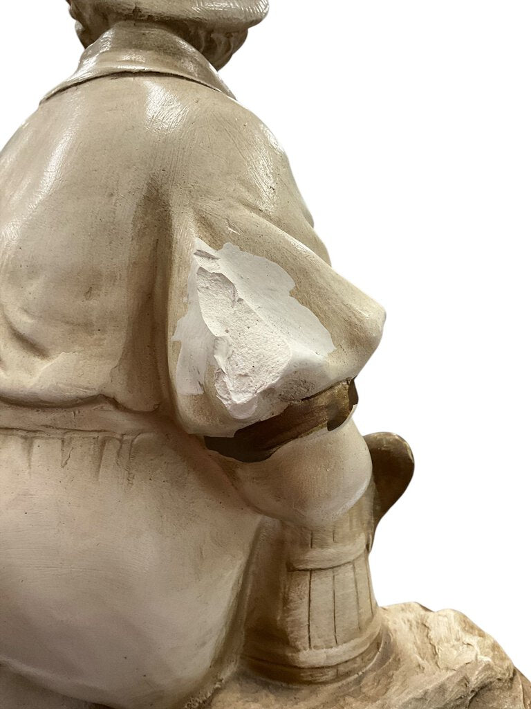 Boy getting water statue AS IS
