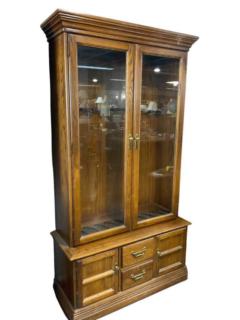 Wood Weapon Safe Cabinet