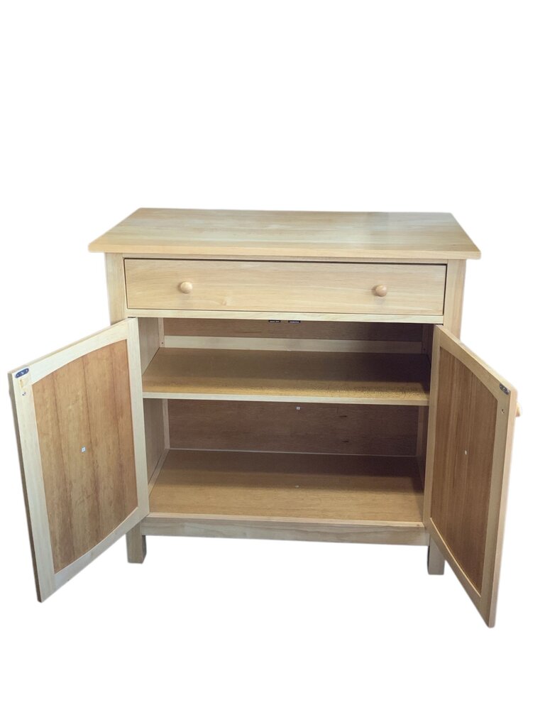 Light Wood Serving Cabinet