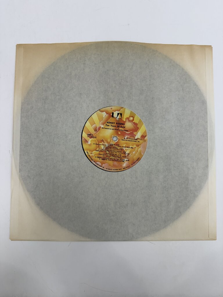 Kenny Rogers Vinyl Record Album “Ten Years Of Gold” /ro